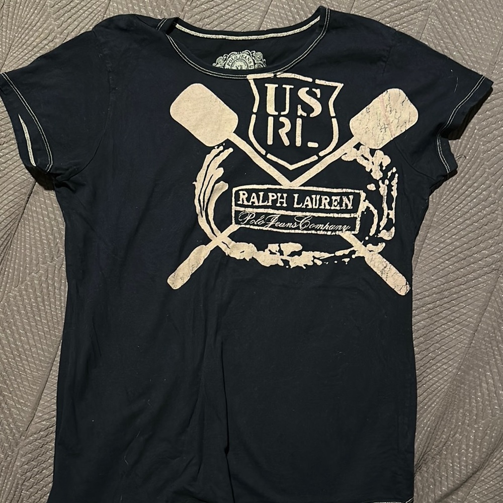 Ralph Lauren Women’s Navy Graphic Tee